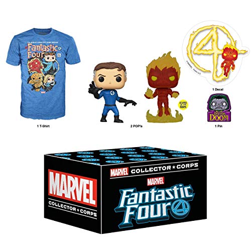 Book Cover Funko Marvel Collector Corps Subscription Box, Fantastic Four - 3XL, January 2020