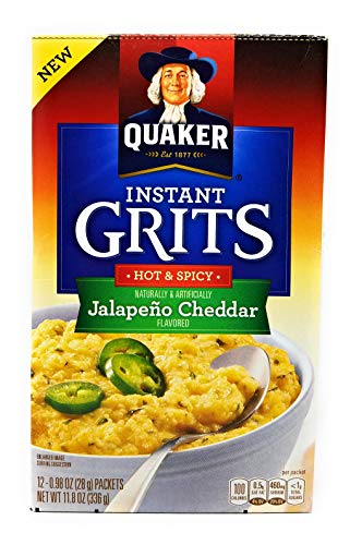 Quaker Instant Grits Jalapeno Cheddar 12 ct 11.8 oz