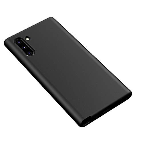 for Galaxy Note 10 Case Lxlfcase Soft TPU Scratch Resistant Anti-Fingerprint Skin Silicone Protector Phone Cases Cover for Samsung Galaxy Note 10 (Solid Black)