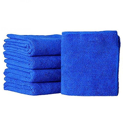 Book Cover Zixed Microfiber Cloth Cleaning Towels (Pack of 5 Pieces) for Fine Auto Finishes, Interior, Kitchen, Bathroom Paper Towels