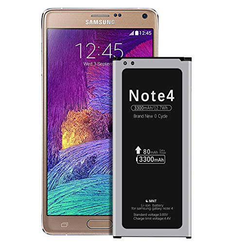Srotek Battery for Galaxy Note 4,3300mAh Li-ion Replacement Battery for Samsung Note 4 N910, N910U 4G LTE, N910V(Verizon), N910T(T-Mobile), N910A(AT&T), N910P(Sprint) Note 4 Spare Battery Without NFC
