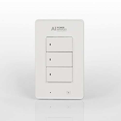 DawonDNS Z-wave IoT Smart Light Switch 3, Zwave Hub Required,On/Off Control, in-Wall, with SmartThings, WHITE