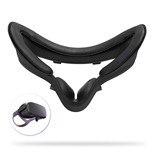 AMVR VR Facial Interface Bracket & PU Leather Foam Face Cover Pad Replacement Comfort Set for Oculus Quest