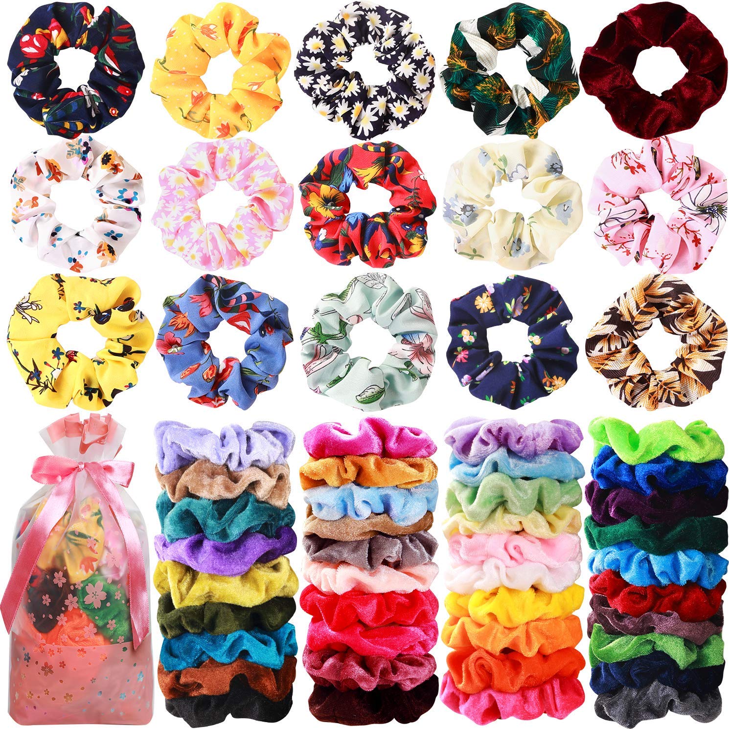 HRYYDS Upgraded Heatless Hair Curler, with Gift Box, Velvet Heatless Curls Headband ​- No Smell, Hair Curlers to Sleep in Hair Removal Perman