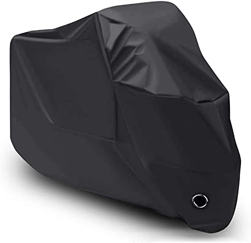 Motorcycle Cover,WDLHQC Waterproof Motorcycle Cover All Weather Outdoor Protection,Oxford Durable & Tear Proof (XL/103IN)