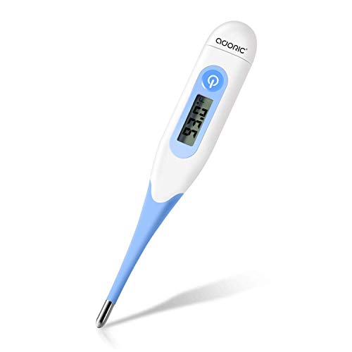 Baby Thermometer, Adoric Oral Thermometer for Fever - Accurate and Fast Readings Rectal Armpit Digital Medical Thermometer for Babies and Adults