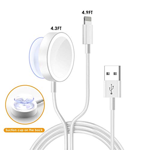 Uoeos 2 in 1 Wireless Charger for Apple Watch & iPhone Charger Cable 3.9ft/1.5m Portable Charging Cable Compatible with for Apple Watch Series 4/3/2/1& iPhoneXR/XS/XS Max/X/8/8Plus/7/7Plus/6/6Plus/iP
