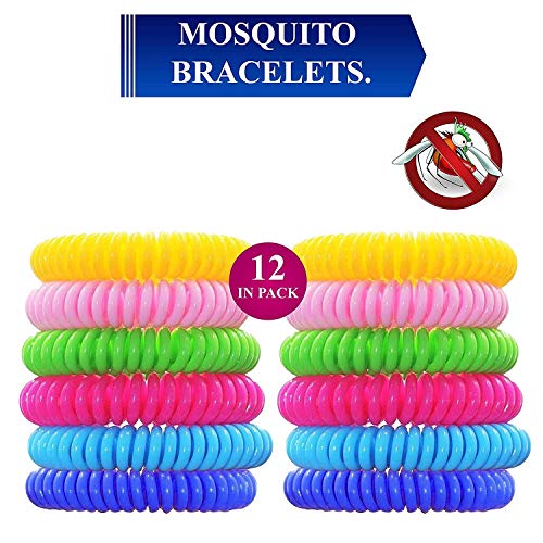 PowerBites Bracelets - Natural Ingredients - Waterproof Band - Wrist Bands for Kids, Perfect for Indoor Outdoor Travel Camping Hiking- 6 Pack