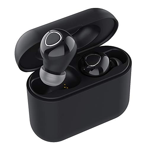 Book Cover True Wireless Earbuds Bluetooth 5.0 Headphones Mijiaer Wireless Sport in-Ear Earbuds Stereo Bass Sound Earphones 6 Hrs Non-Stop Playtime 30 Hrs with Charging Case IPX6 Waterproof for Airpods