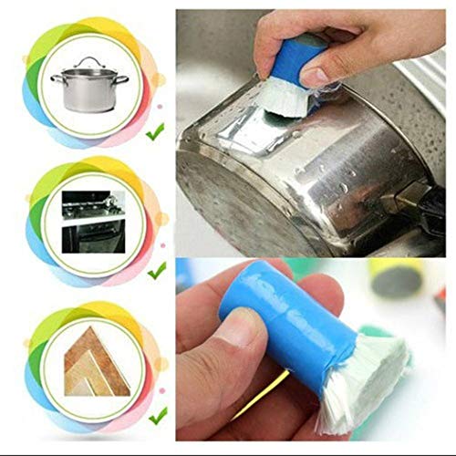 Benlet Stainless Steel Cleaner Brush Rust and Stain Remover for Kitchen Cookware and Metal Polisher Brushes