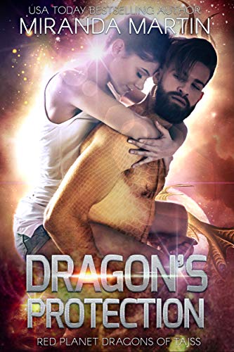 Book Cover Dragon's Protection: A SciFi Alien Romance (Red Planet Dragons of Tajss Book 16)