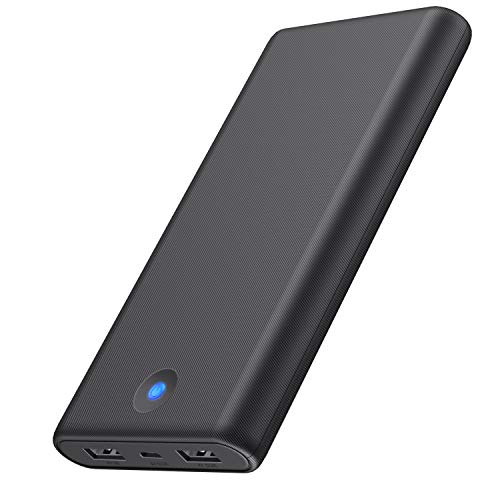 Portable Charger Ekrist 25800mAh, High Capacity Ultra Slim Power Bank with 2 USB Ports & Colorful Indicator,Power Delivery External Cell Phone Battery Pack for Smart Phone, Samsung Android, Table etc