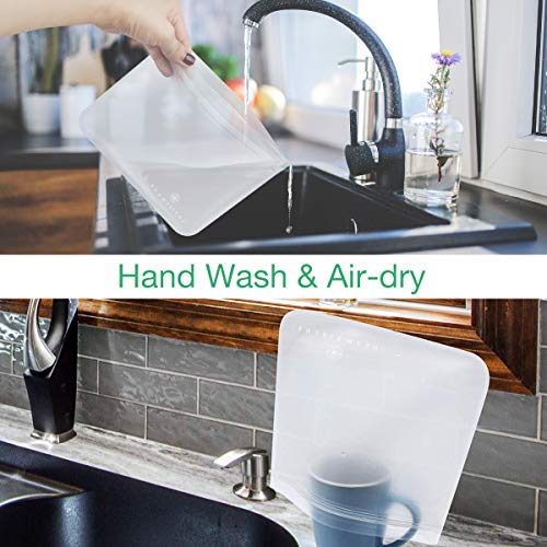 1 pack reusable food storage bags
