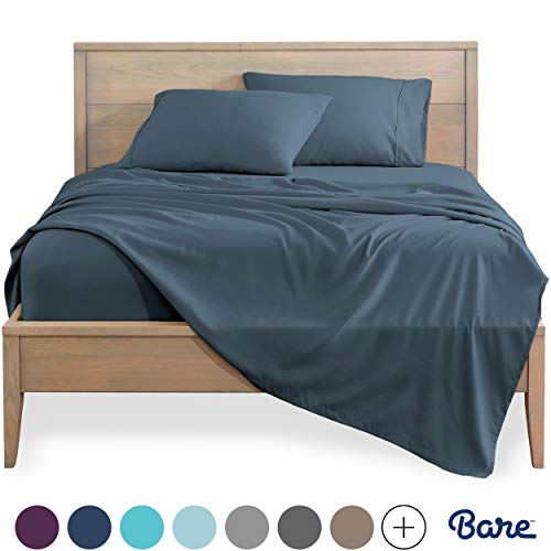 Book Cover Bare Home Twin XL Sheet Set - College Dorm Size - Premium 1800 Ultra-Soft Microfiber Sheets Twin Extra Long - Double Brushed - Hypoallergenic - Wrinkle Resistant (Twin XL, Blue Sea)
