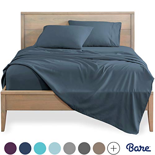 Bare Home Twin XL Sheet Set - College Dorm Size - Premium 1800 Ultra-Soft Microfiber Sheets Twin Extra Long - Double Brushed - Hypoallergenic - Wrinkle Resistant (Twin XL, Blue Sea)