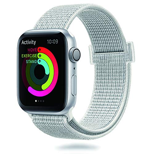 FnKer Compatible for Apple Watch Band 42mm 38mm 40mm 44mm, Nylon Sport Loop Band, Compatible with Iwatch Series 4/3/2/1, for Women Men
