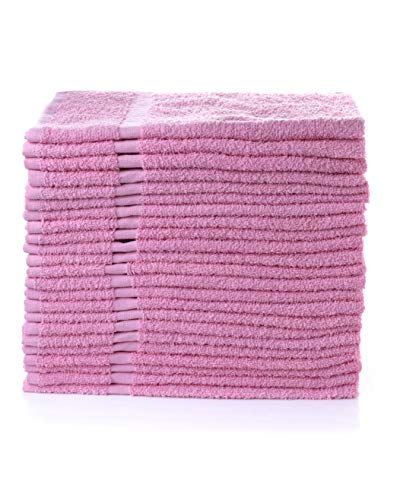 Book Cover Simpli-Magic 79197 Cotton Set, Hand Towels, 12 Pack, 16â€ x 27â€, Pink