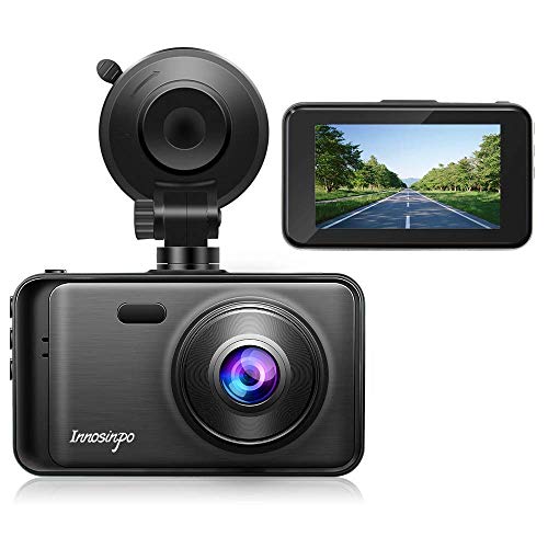 Dash Cam 1080P FHD DVR Car Dashboard Camera Recorder 3" LCD Screen 170° Wide Angle, Super Night Vision, G-Sensor, WDR, Parking Monitor, Loop Recording, Motion Detection