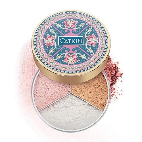 CATKIN Loose Finishing Powder For Setting Makeup Oil control Translucent Minimizes Pores Shimmer/Matte
