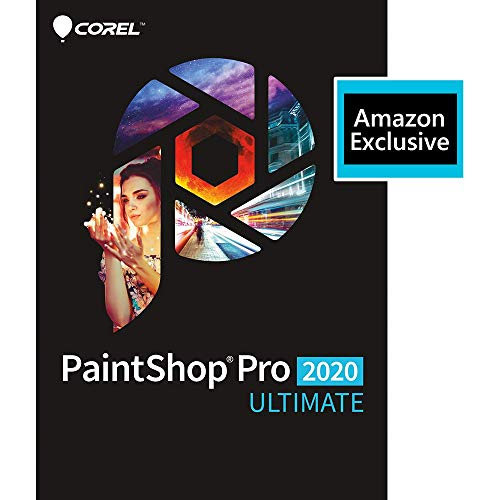 Book Cover Corel | PaintShop Pro 2020 Ultimate | Photo Editing and Graphic Design | Amazon Exclusive Includes Free ParticleShop Plugin and 5-Brush Starter Pack Valued at $39 [PC Download][Old Version]