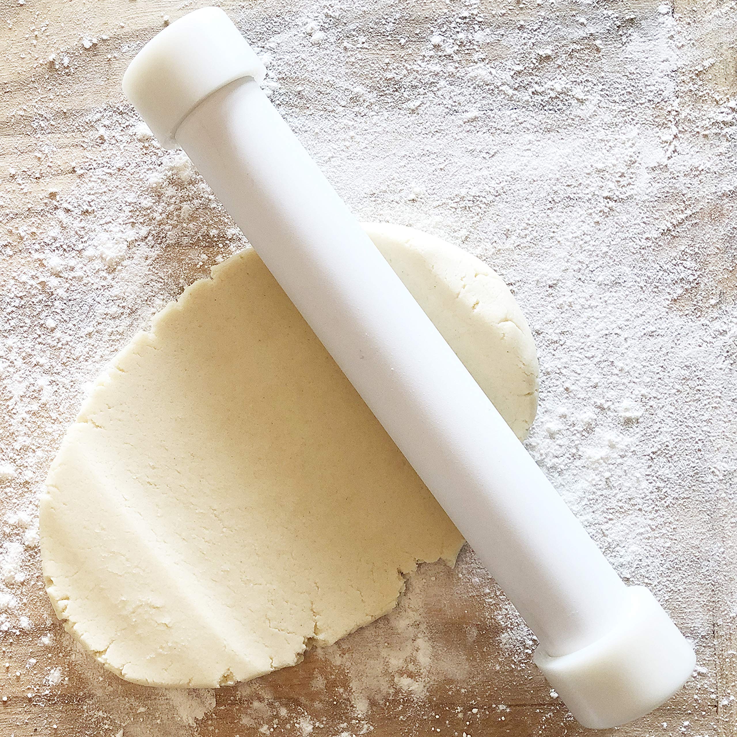 Book Cover Hapinest Roller, Perfect Cookie Dough Rolling Pin for Baking