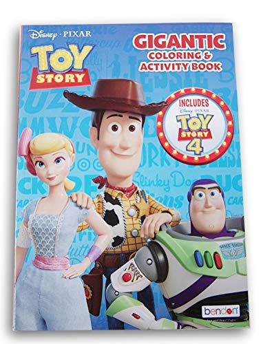 Book Cover Toy Story 4 Gigantic 224 Page Coloring Book - 7.75 x 10.75 Inches