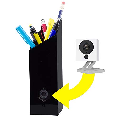 Book Cover Pencil CASE for Wyze Cam V2 â€“ Make Your Wyze Cam More Discreet and Beautiful with This Camera Housing That Doubles as a Pencil Holder (Fits Wyze Cam V2, Does NOT Fit Wyze Cam Pan / V3 / Outdoor)