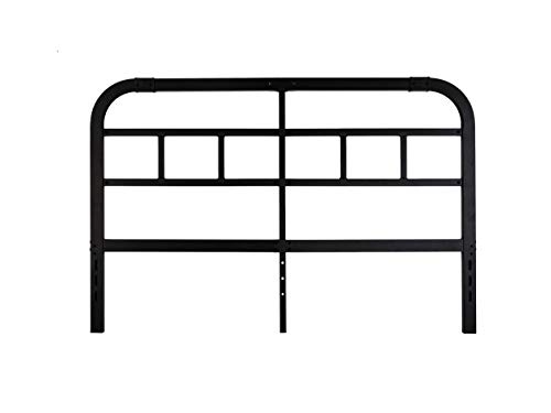 ZIYOO ZIYOO 40 Inches Metal Headboard in Black, Cal King