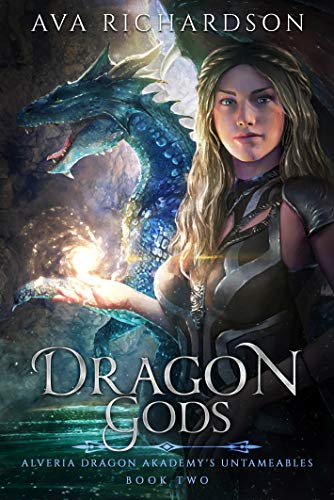 Book Cover Dragon Gods (Alveria Dragon Akademy's Untameables Book 2)
