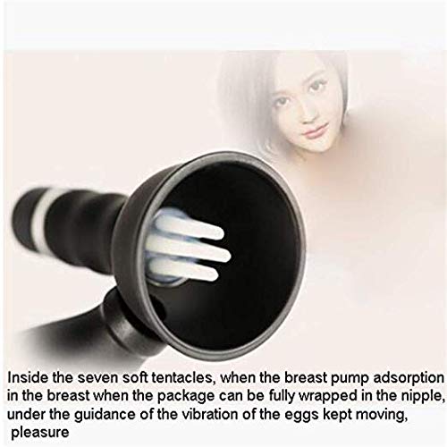 Breast Massager - 10 Frequency Multi-Frequency Mode Nipple Suction Massager, Vibrating Breast Pump, Multi-Function Breast Massager, Breast and Relaxation - Skin Friendly