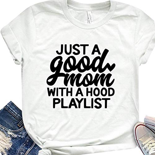 Cidere Women Casual O-Neck Short Sleeve Letter Print Pullover T-Shirt Knits & Tees