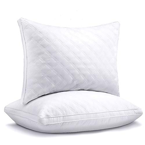 Sable Pillows for Sleeping 2 Pack,Hotel Quality Bed Pillows,Down Alternative Pillows for Side and Back Sleepers,Soft and Supportive Pillows Queen Size