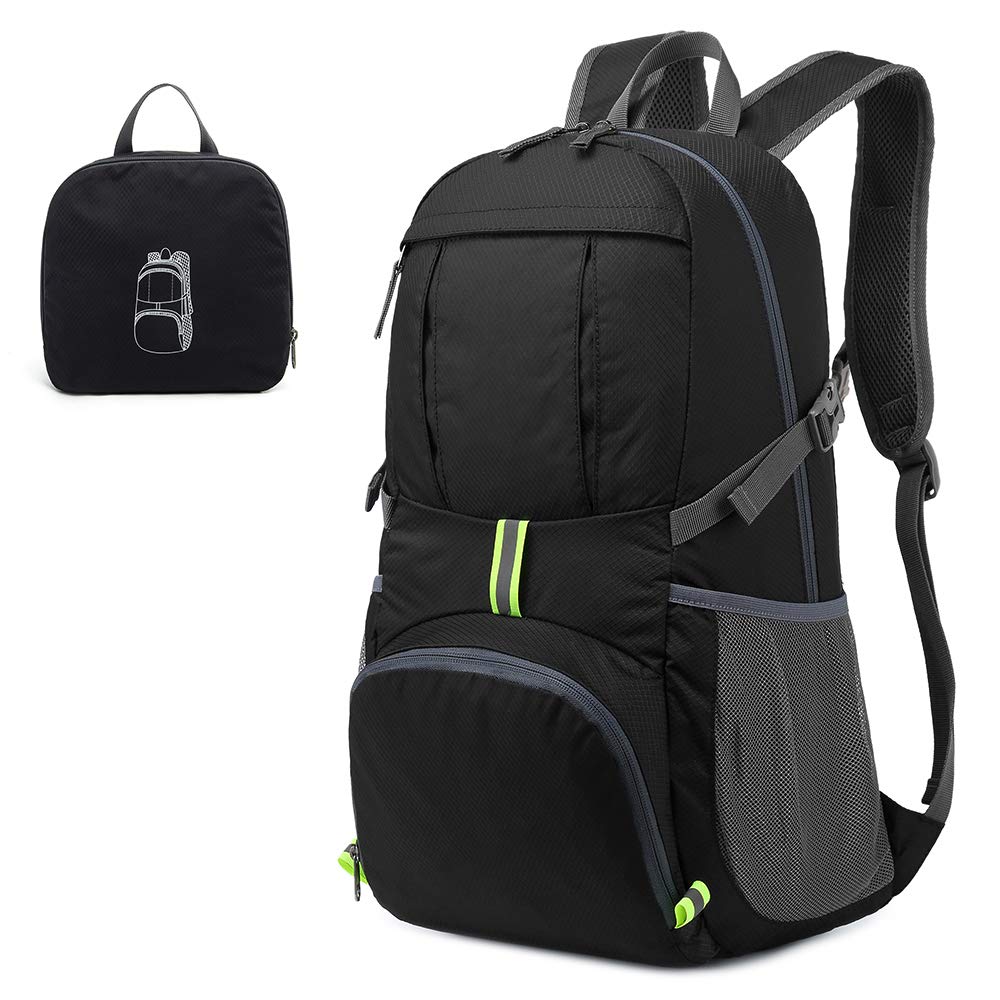 Lixada 35L Lightweight Packable Backpack Water Resistant Hiking Daypacks with Reflective Stripe