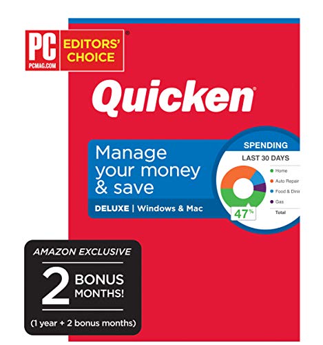 Book Cover Quicken Deluxe Personal Finance - Manage Your Money and Save [Amazon Exclusive] [PC/Mac Disc]
