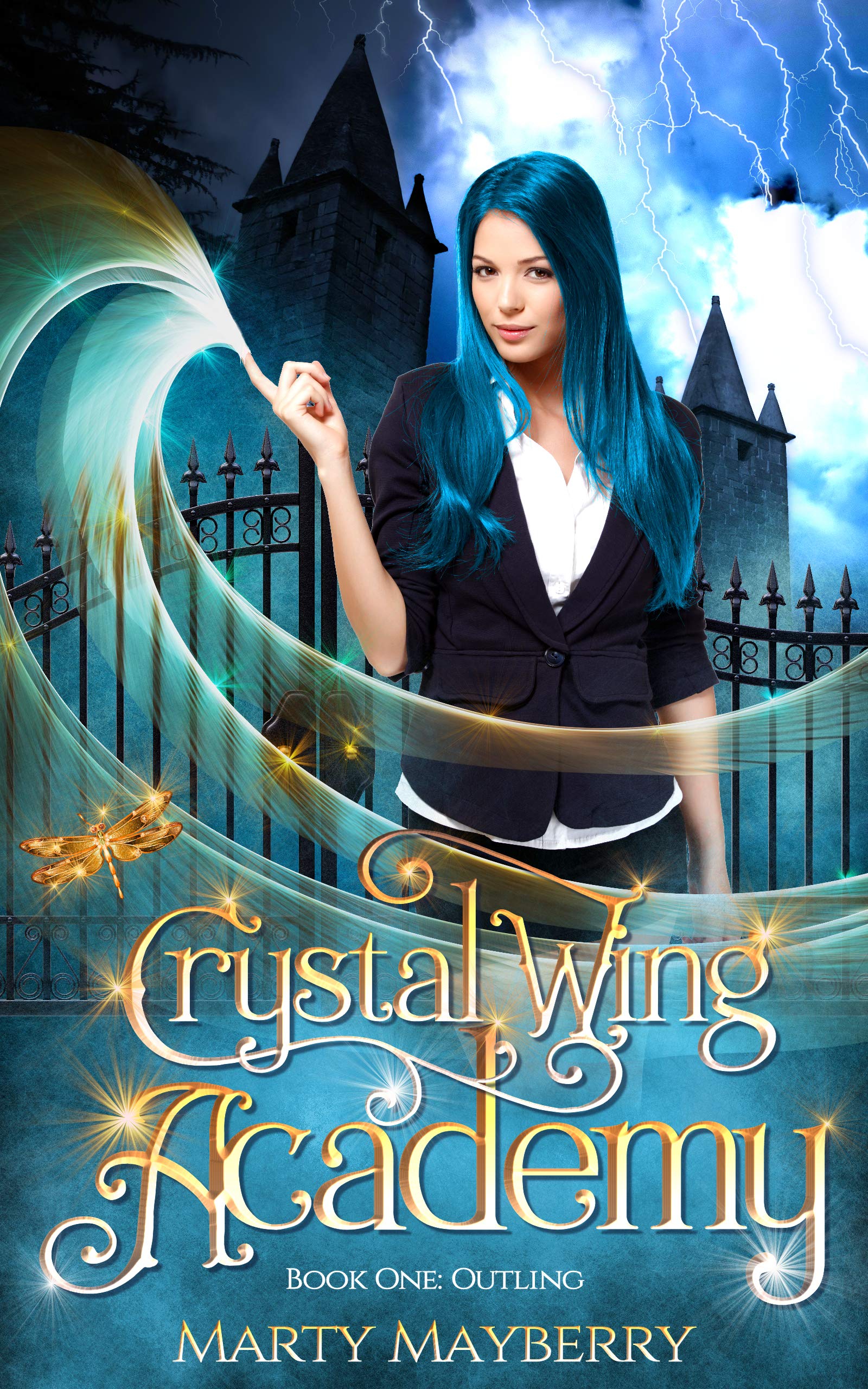 Book Cover Crystal Wing Academy: Book One: Outling