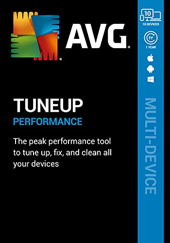 Book Cover AVG TuneUp 2021 | 10 Devices, 1 Year [PC/Mac/Mobile Download]