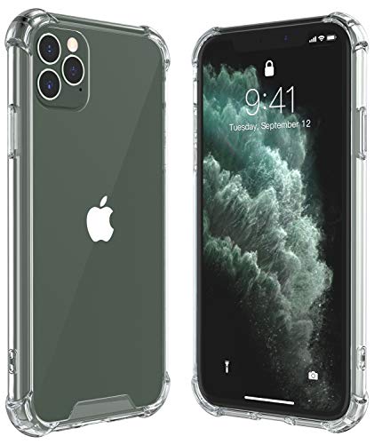 Book Cover ALOFOX for iPhone 11 Pro Max Case, Thin Slim Hybrid Case Hard PC with Soft TPU Bumper Anti-Scratch Protective Crystal Clear Case for iPhone 11 Pro Max 6.5 inch 2019 Release (Clear)