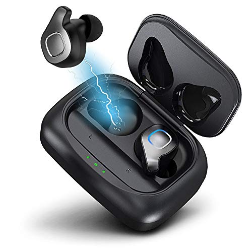 Wireless Earbuds, Dveda Bluetooth 5.0 True Wireless Headphones,120H Playtime with 2600mAh Charging Case,Built-in Mic CVC 8.0 Noise-Cancelling IPX7 Waterproof Headset