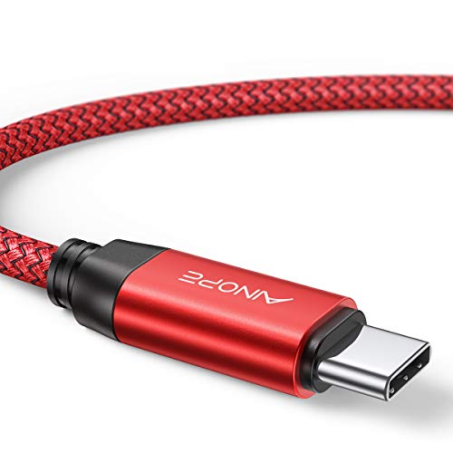 AINOPE C Charger Fast Charging 3A Fast Charge - 2 Pack / 3.3FT, USB-A to USB-C Cable Charger,Durable Braided Armor Type C Cord Compatible Samsung Galaxy Note 9 8 S10 S9 S8 S8 Plus, LG V30 V20 G6 G5