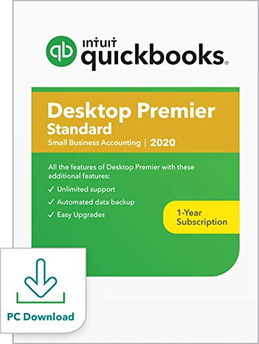 [Old Version] QuickBooks Desktop Premier Plus (Standard) 2020 Accounting Software for Small Business [PC Download]