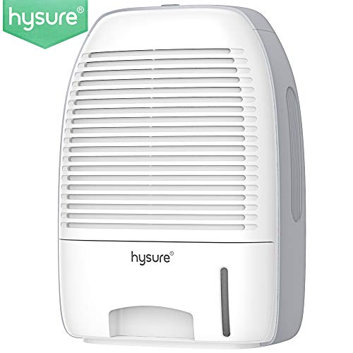 hysure Portable Mini Dehumidifier 2201 Cubic Feet Electric Safe Dehumidifier for Bedroom, Home, Crawl Space, Bathroom, RV, Baby Room