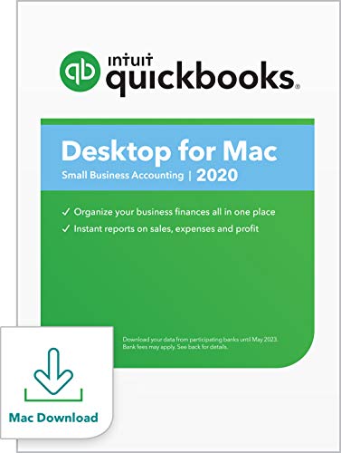 Book Cover [Old Version] QuickBooks Desktop for Mac 2020 Accounting Software for Small Business with Shortcut Guide [Mac Download]