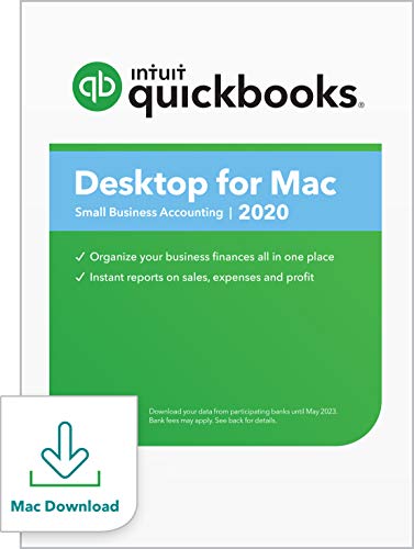 [Old Version] QuickBooks Desktop for Mac 2020 Accounting Software for Small Business with Shortcut Guide [Mac Download]