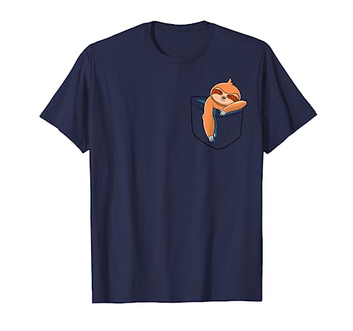 Sloth in Pocket T-Shirt