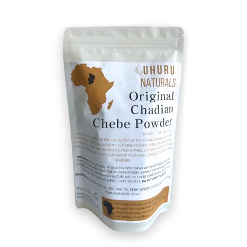 ChadianChebe™ Hair Powder (100 Grams) | Authentic African Herbal Powder from Chad for Hair Growth & Strength | Traditional Botanical Treatment for Thick, Healthy Hair