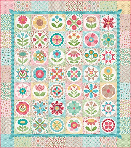 Lori Holt Granny Chic Granny's Garden Quilt Kit Riley Blake Designs KT0135