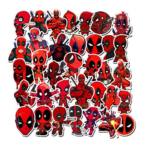 Book Cover Deadpool Stickers for Water Bottles,Aesthetic Stickers for Teens,Girls,Kids,Laptop,Phone,Travel Extra Durable