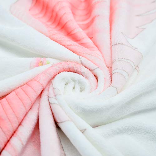 Baby Monthly Milestone Blanket Large 47â€x39â€ Neutral Baby Shower Newborn Photography Backdrop Memory Blanket Organic Flannel Fleece Soft Baby Blanket Personalized for Baby Girl and Boy (Pink)