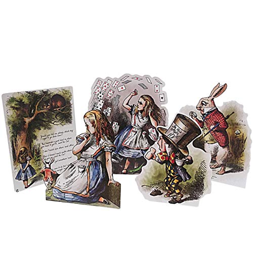 ASVP Shop Alice in Wonderland Card Stand Up Props Party Supplies Table Decor Decoration