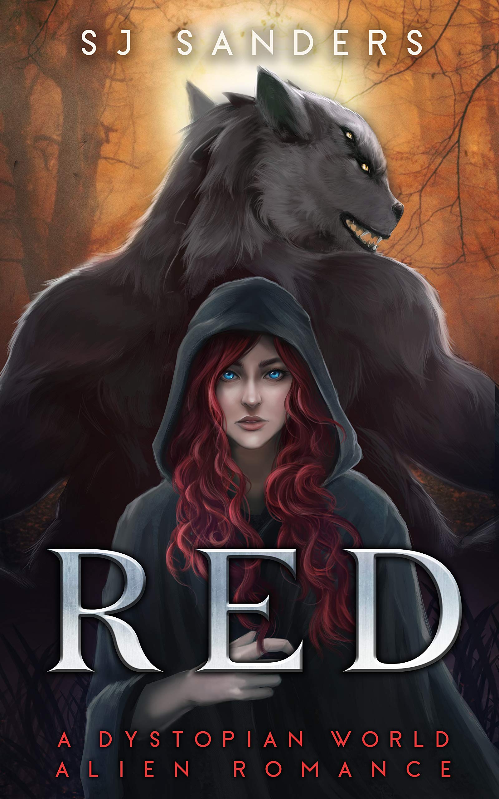 Book Cover Red: A Dystopian World Alien Romance (Alien Fairytale Romances)